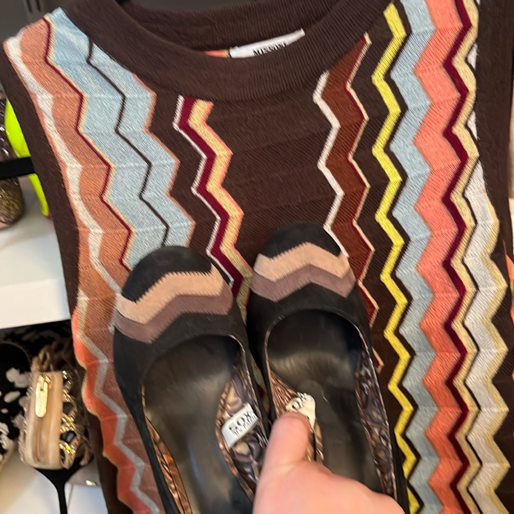 Missoni for target dress and matching shoes